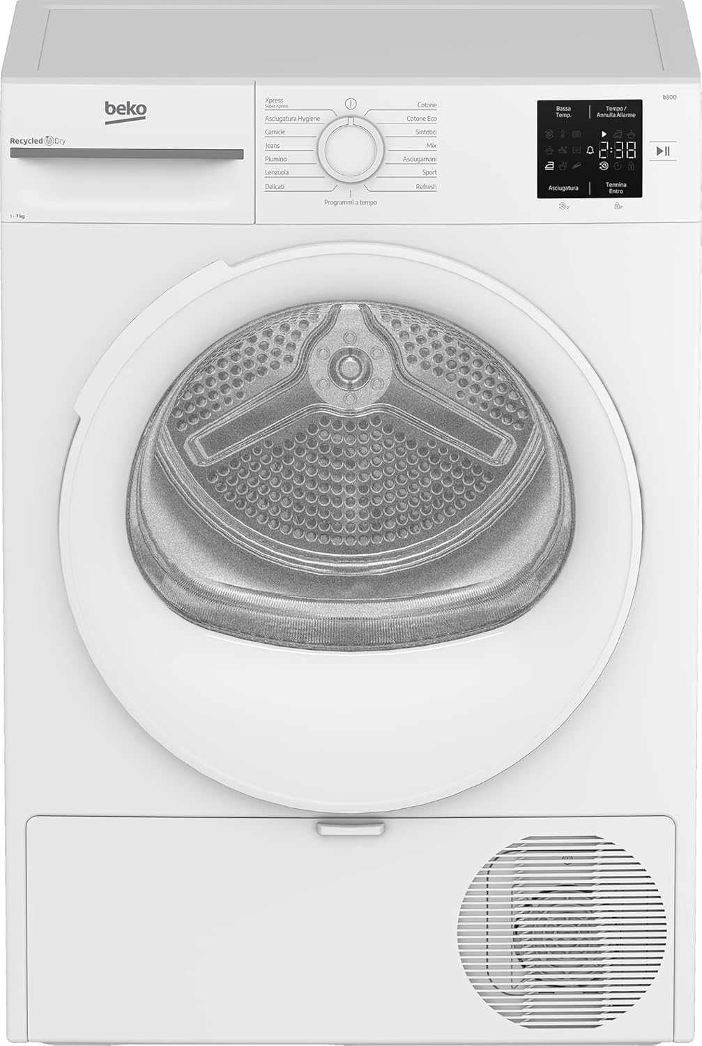 Asciugatrice 7 KG Slim Beko 55 Profondita' | Modello BMT73EW