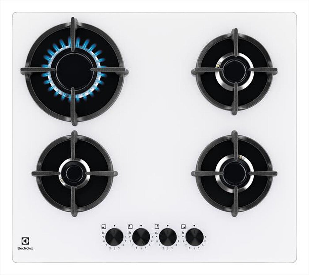 Piano Cottura 4 Fuochi Electrolux Vetro Bianco | Modello EGG64272W