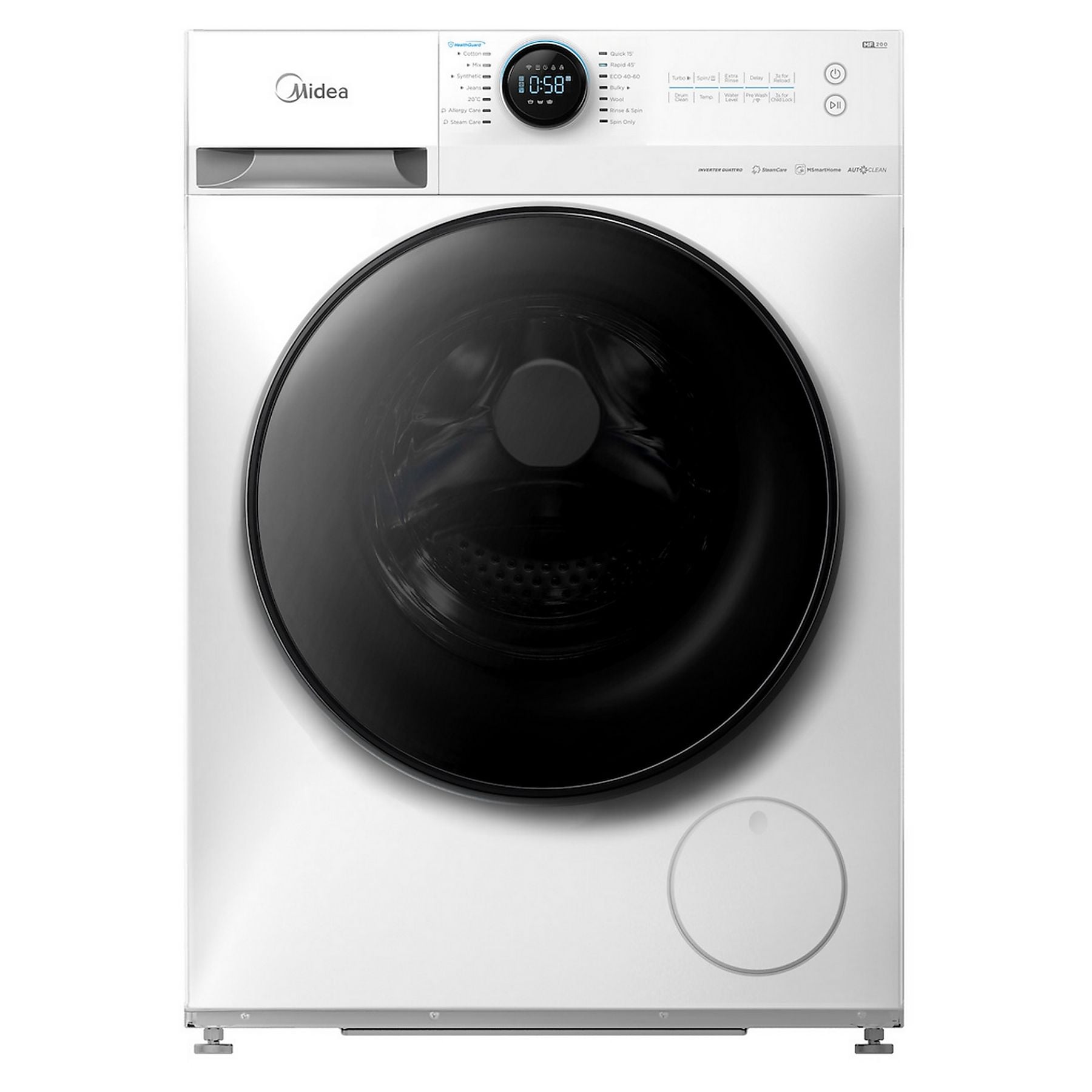 Lavatrice 12 KG Midea Wit | Modello MF200/120