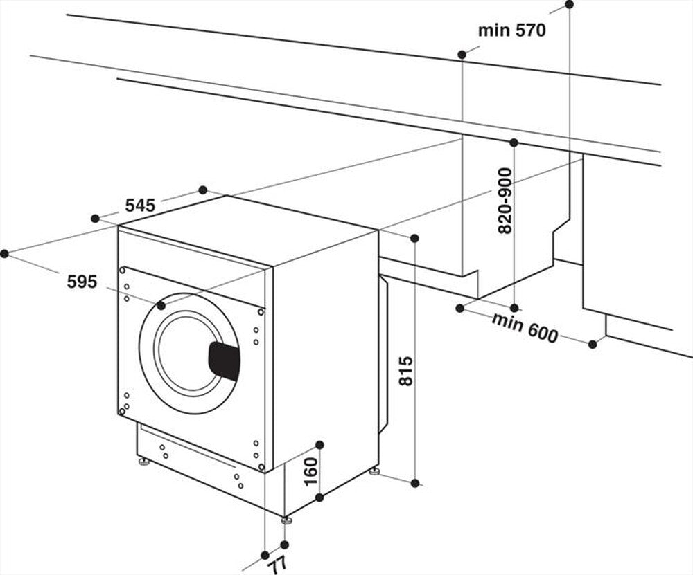 Lavatrice 7 KG Incasso Indesit | Modello BI WMIL 71252 EU N. prodotto nuovo senza imballo