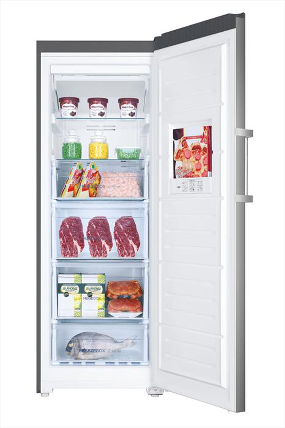 Congelatore A 6 Cassetti Haier 60x170cm Acciaio | Modello H2F220SF