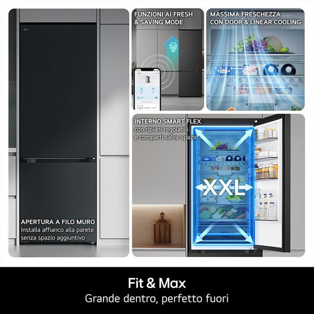 Frigorifero LG 60x200cm inox | Modello GBBSJ20DPY