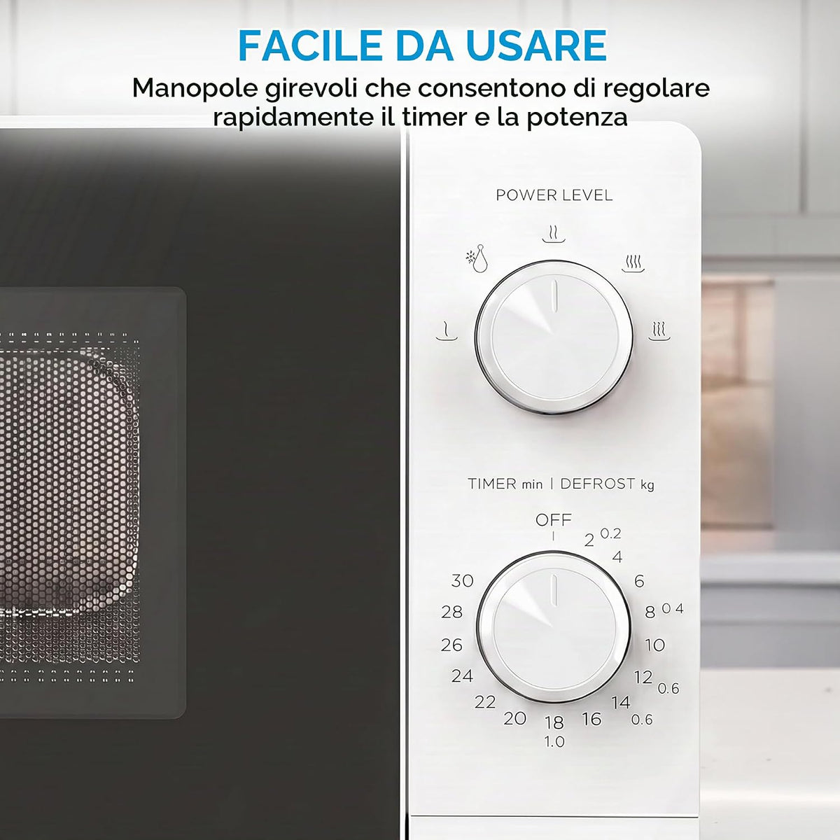 Microonde MIDEA bianco 20 litri | Modello MMP01MZ/WH