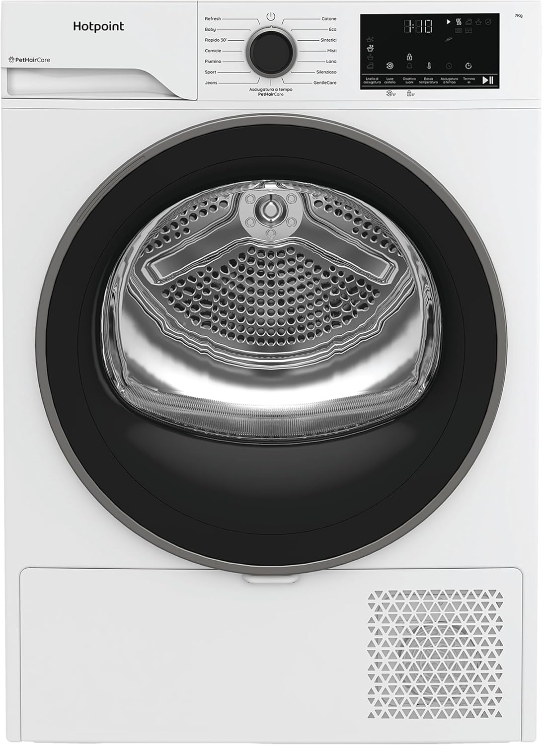 Asciugatrice 7 kg slim HOTPOINT ARISTON | modello HPTS/ 74D/BS/IT nuoco senza imballo con possibili difetti estetici