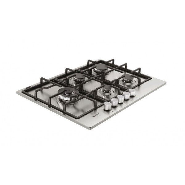 Piano cottura 5 fuochi WHIRLPOOL acciaio | Modello KGML761I