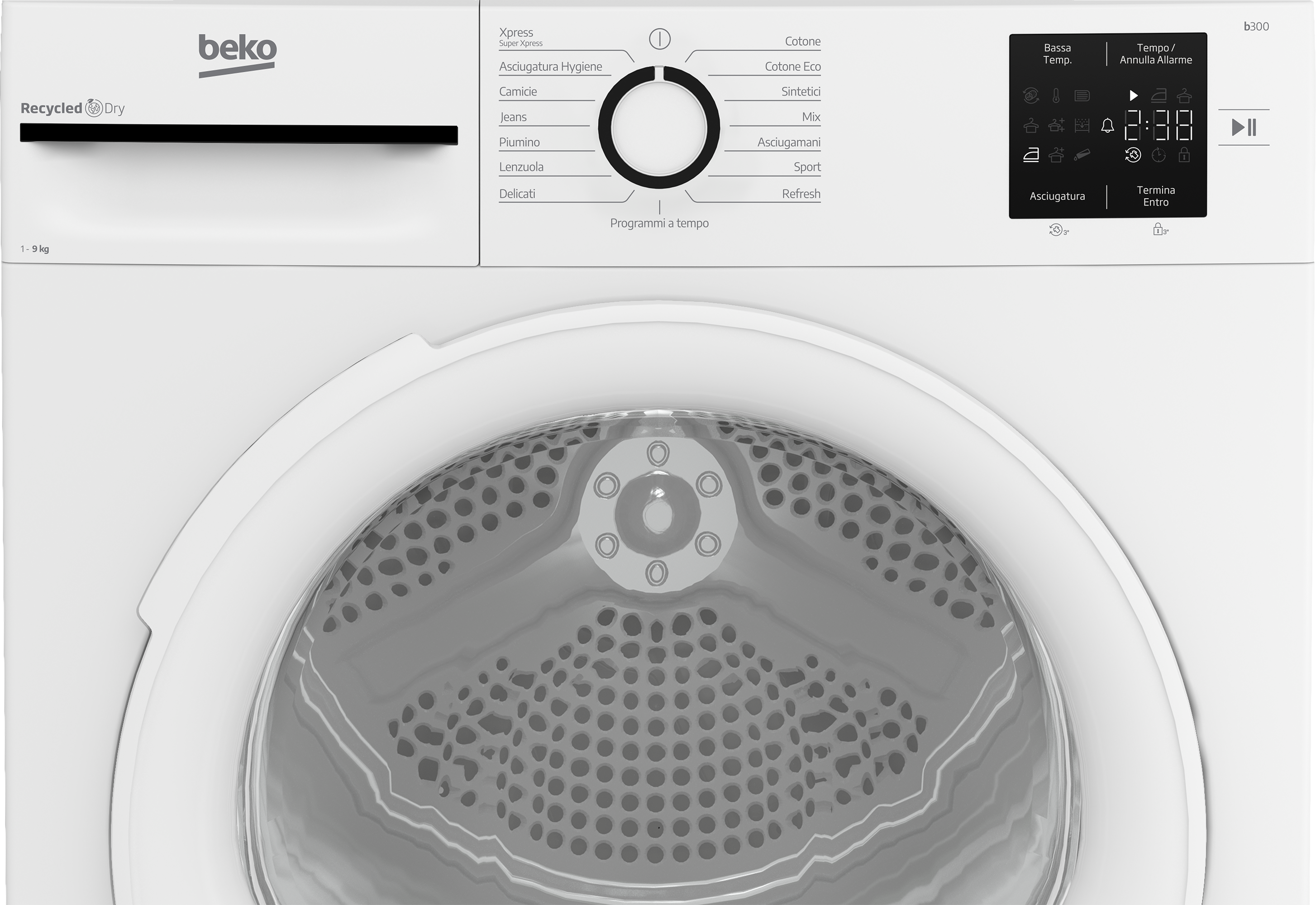 Asciugatrice 9 KG Beko | Modello BMT93EW