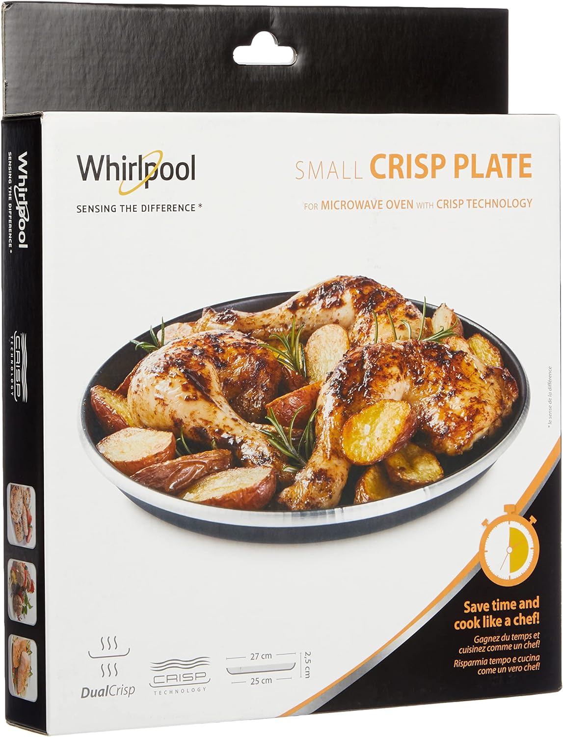 Piatto Crisp Per Microonde Piccolo Whirlpool | Modello AVM250