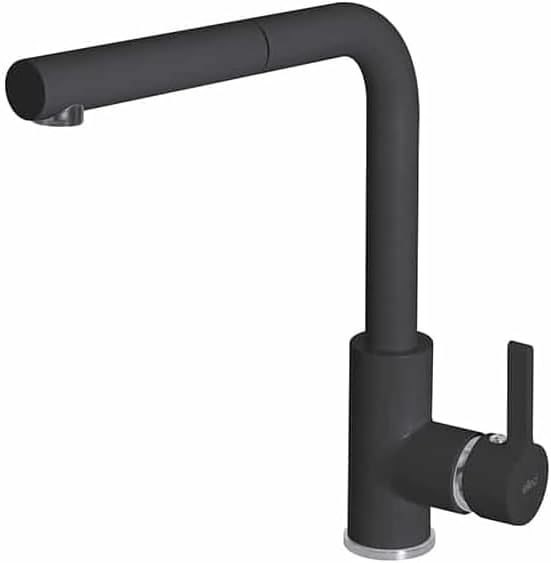 Miscelatore Elleci Con Doccetta Nero | Modello MGKC0240