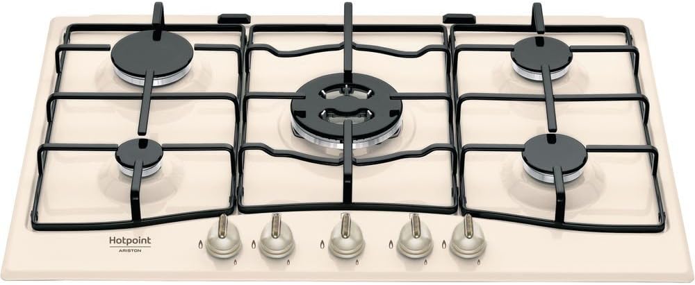 Piano Cottura 5 Fuochi Hotpoint Crema Pcn 750 T (ow) R /ha