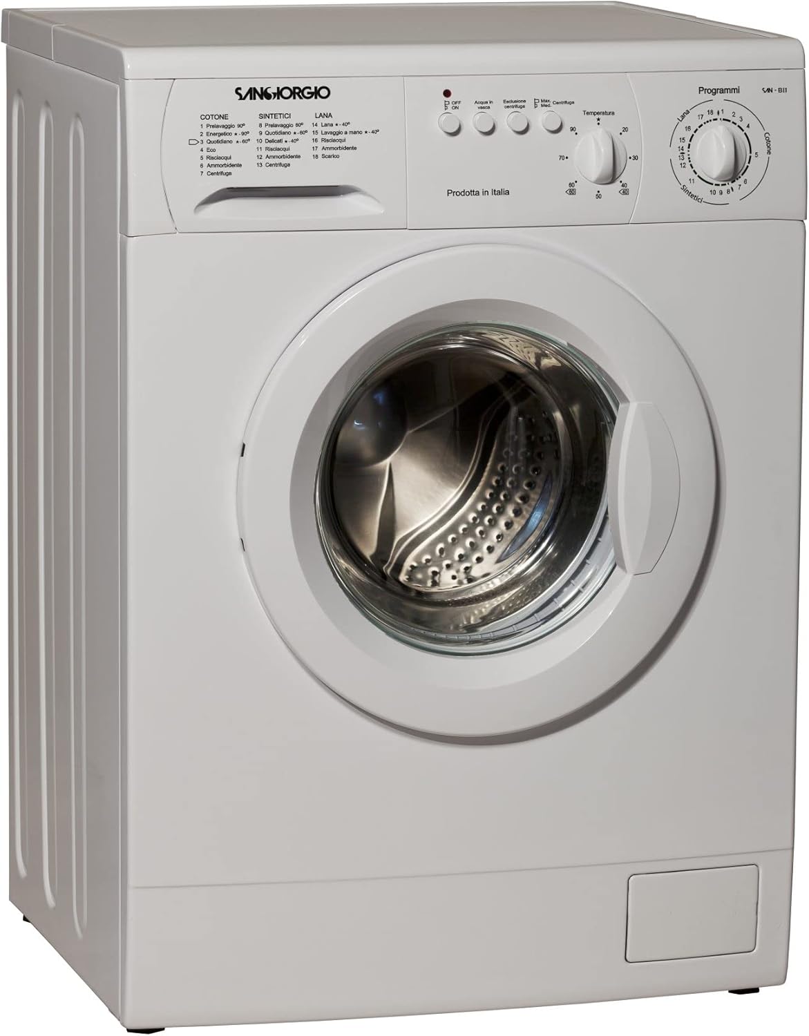 Lavatrice 7 KG SAN GIORGIO  meccanica. | Modello  S5510C cl. D