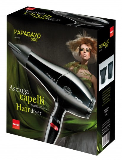Asciugacapelli Apagayo 3000 Colore Nero