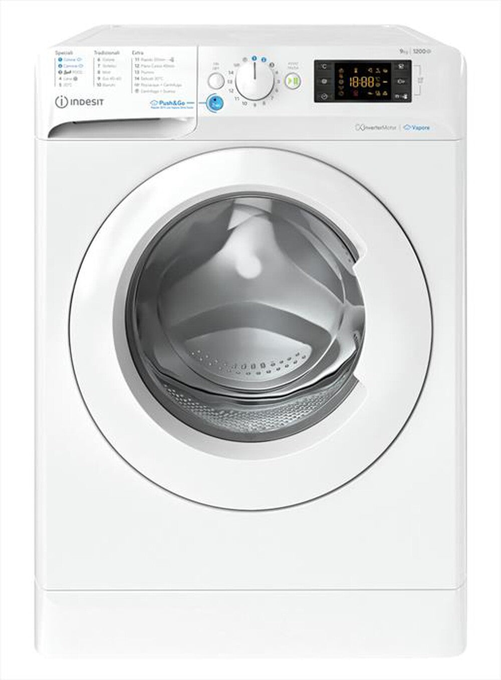 Lavatrice 9 kg INDESIT | Modello BWE 91296X WV IT. Prodotto nuovo senza imballo