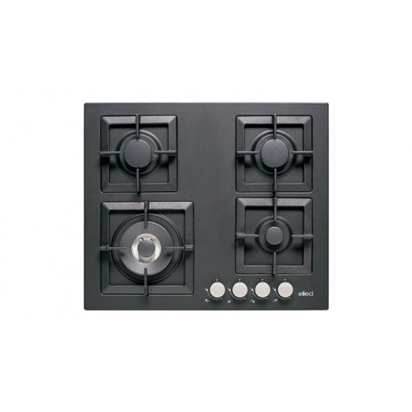 Piano Cottura 4 Fuochi Nero Elleci | Modello PGSP60140WS