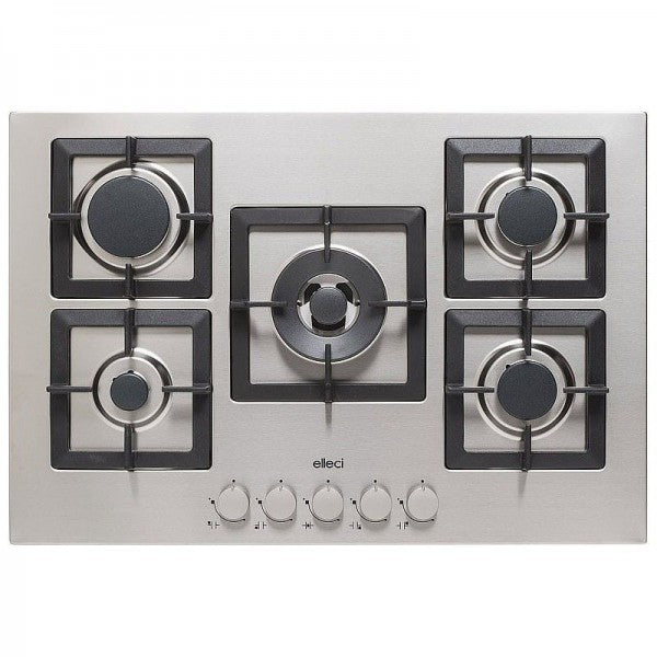 Piano Cottura 5 Fuochi Elleci Inox | Modello PIAP751INCS
