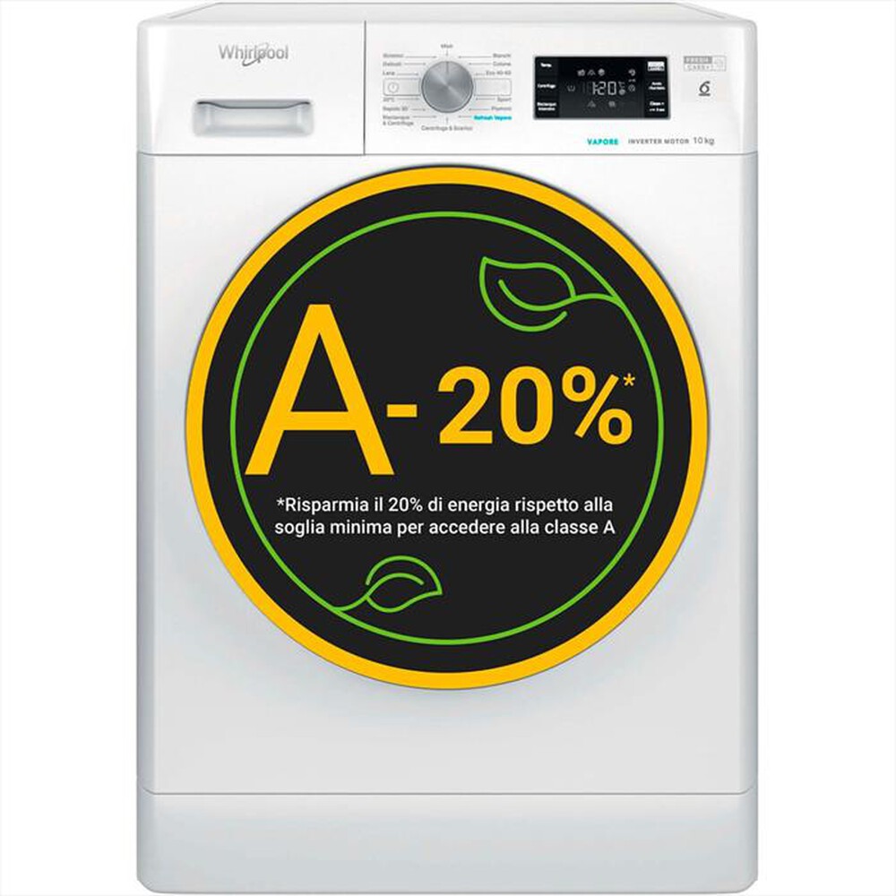 Lavatrice 10 kg WHIRLPOOL | Modello  FFB 1048 BSV IT.Prodotto nuovo senza imballo con possibili difetti estetici