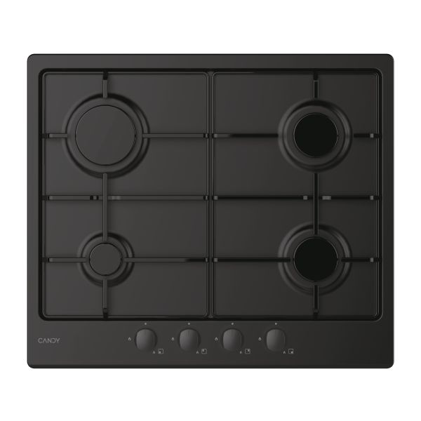 Piano Cottura 4 Fuochi Candy Nero | Modello CHG6BRBB
