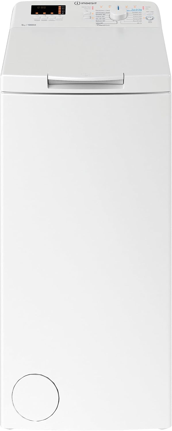 Lavatrice 5 kg carica dall'alto INDESIT | Modello BTW S50400 IT/N  Prodotto nuovo senza imballo con possibili difetti estetici