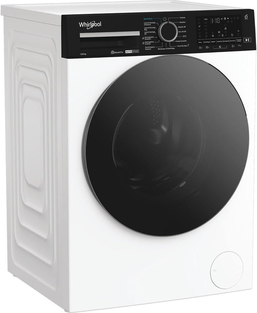 Lavasciuga 12 +  8 kg WHIRLPOOL | Modello WPD 2836W ADS IT. Prodotto nuovo senza imballo con possibili difetti estetici