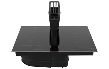 Piano induzione con cappa integrata 60cm MIDEA | Modello IHMK 604 BK
