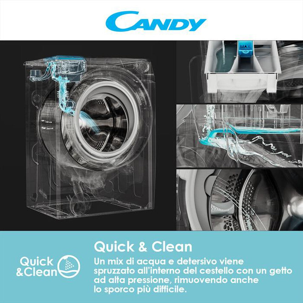 Lavatrice 10 KG Candy . | Modello CSO6106TWMB6/1-S  prodotto nuovo senza imballo e con difetti estetici