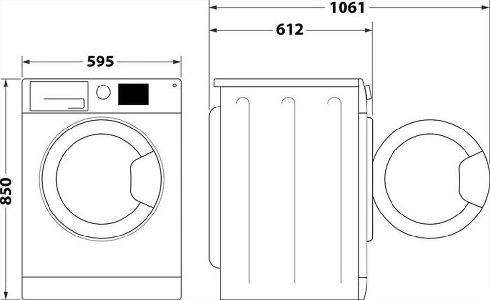 Lavatrice 8 KG Indesit Bwa Wv It. | Modello 81496X  prodotto nuovo senza imballo e con difetti estetici