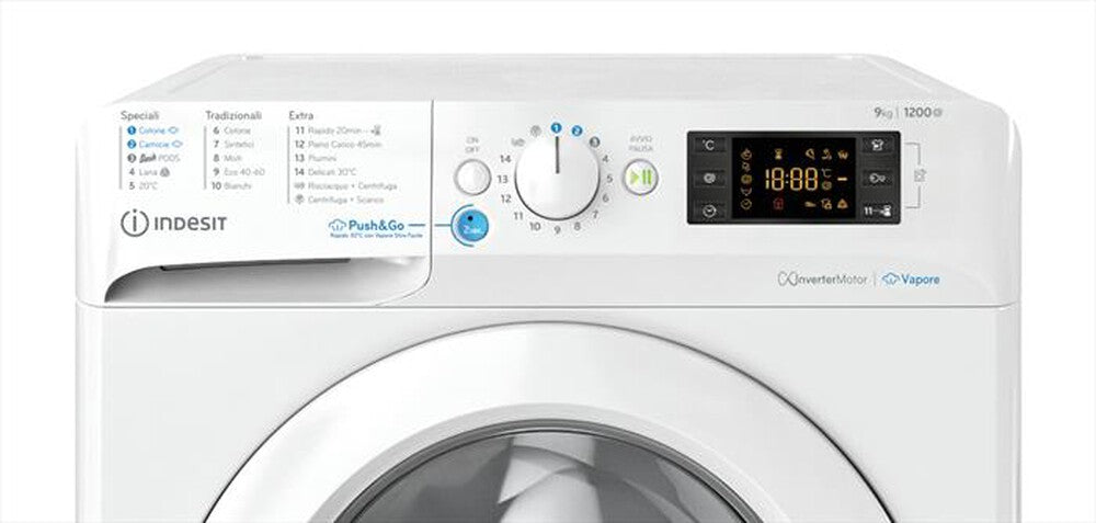 Lavatrice 9 kg INDESIT | Modello BWE 91296X WV IT. Prodotto nuovo senza imballo