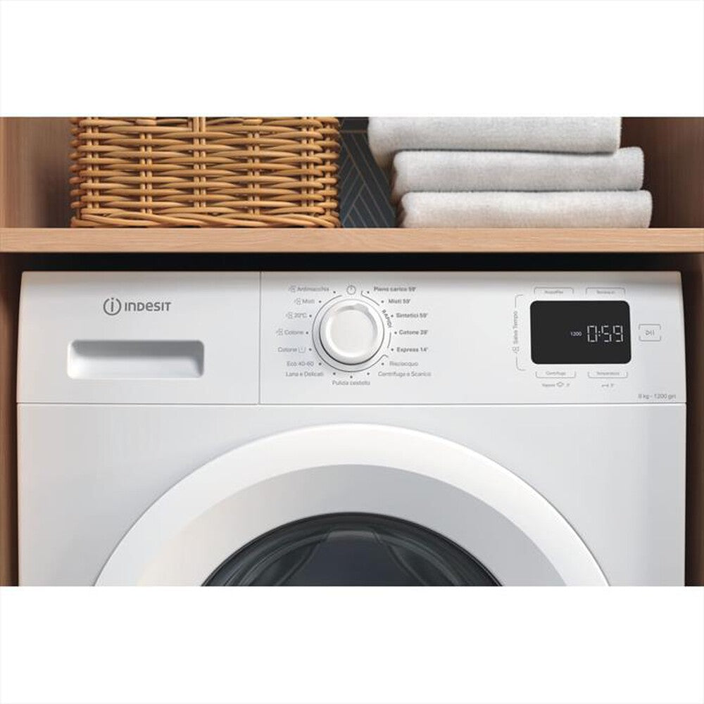 Lavatrice 8 kg INDESIT | Modello IM 862 MY TIME IT. Prodotto nuovo senza imballo con possibili difetti estetici