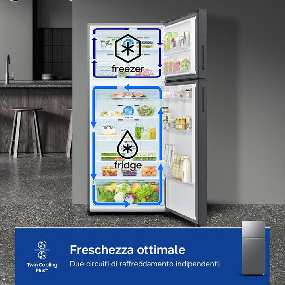 Frigorifero SAMSUNG 79x185cm acciaio | Modello RT53DG7A14S9EF