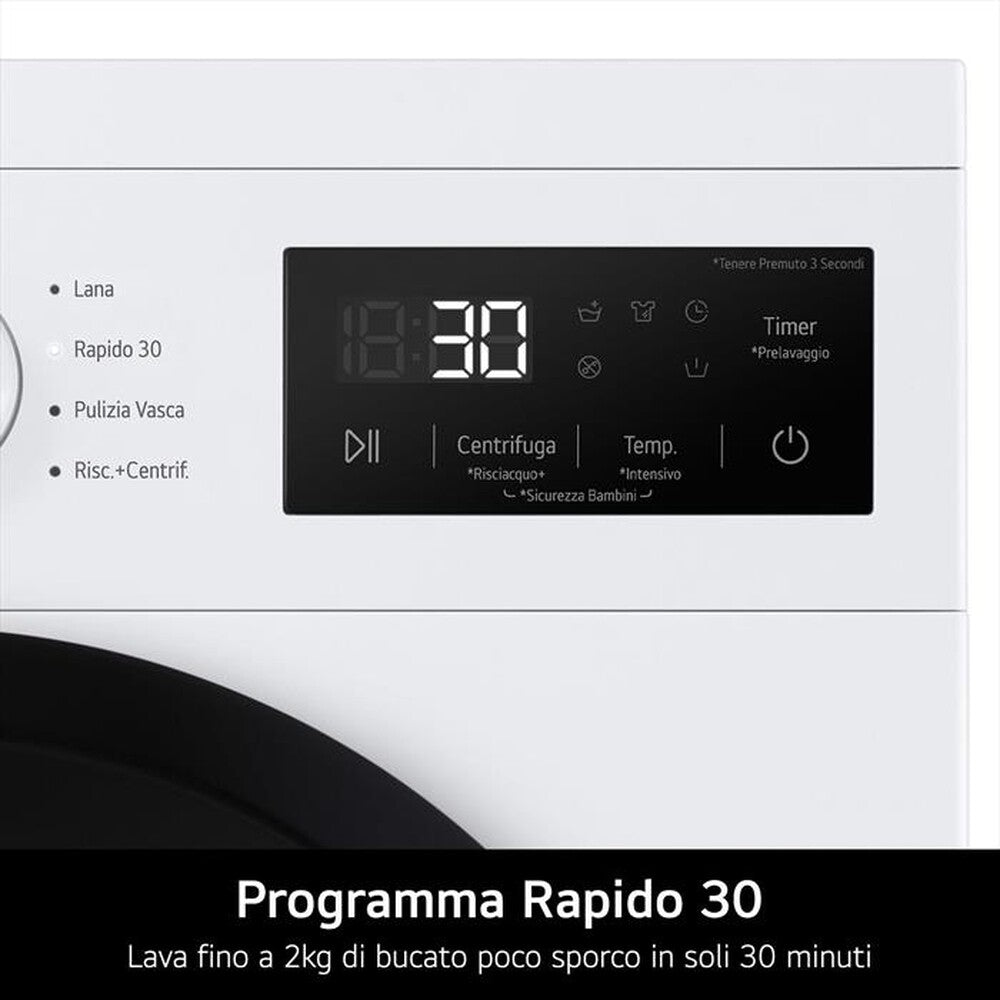 Lavatrice 8 kg LG | Modello F4NA10S8NWK. Prodotto nuovo con difetto estetico