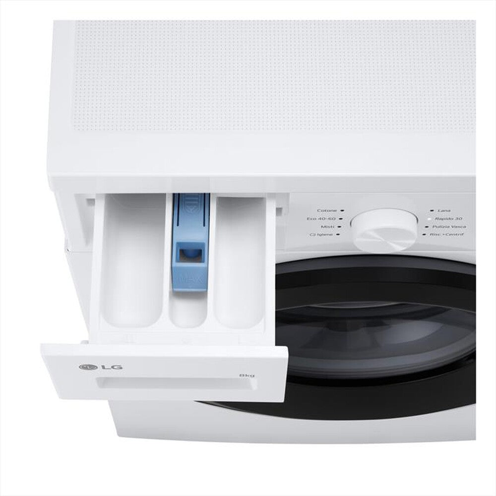 Lavatrice 8 kg LG | Modello F4NA10S8NWK. Prodotto nuovo con difetto estetico