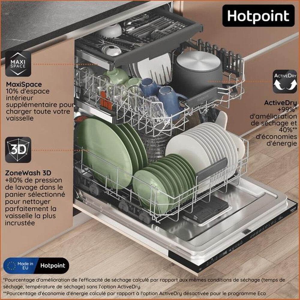 Lavastoviglie incasso 14 coperti  HOTPOINT ARISTON | modello  HA6IB16B2M6L0. Prodotto nuovo senza imballo con possibili difetti estetici