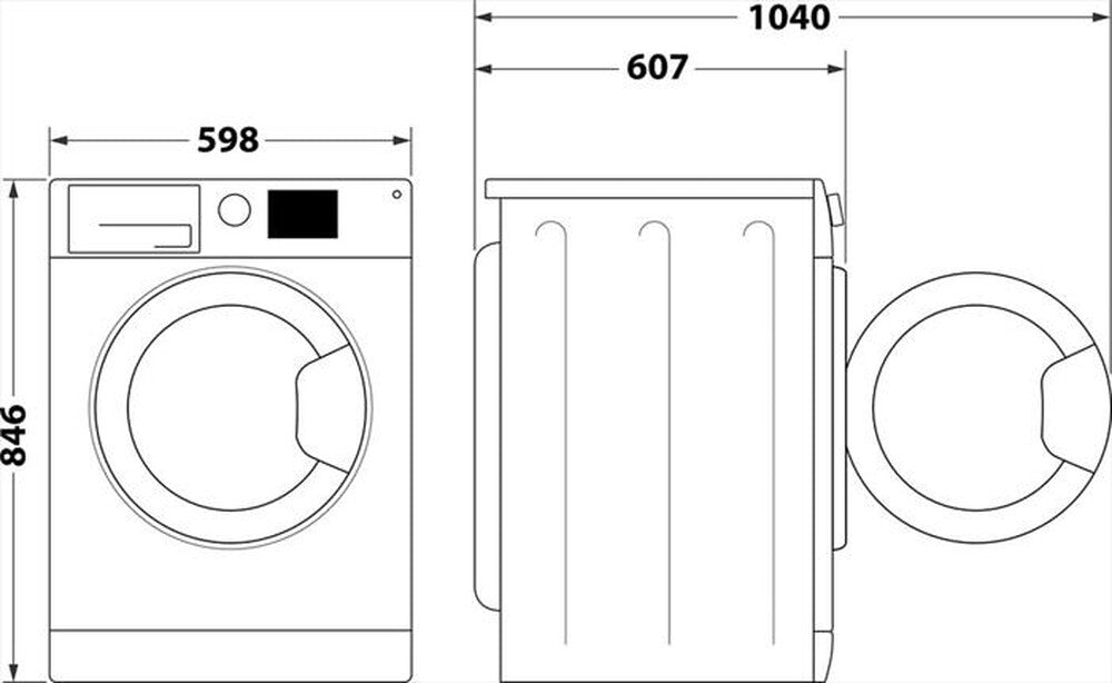 Asciugatrice 9 kg INDESIT | Modello C YD 93D WW IT. Prodotto nuovo senza imballo con possibili difetti estetici