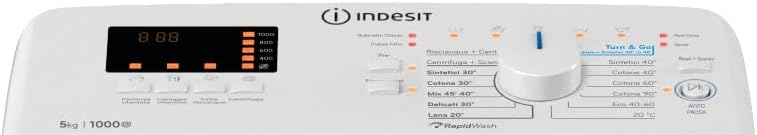 Lavatrice 5 kg carica dall'alto INDESIT | Modello BTW S50400 IT/N  Prodotto nuovo senza imballo con possibili difetti estetici
