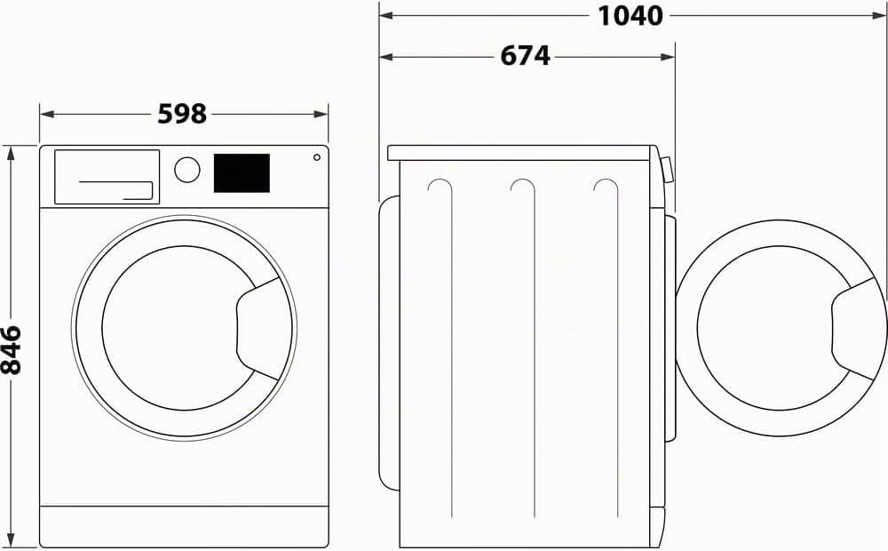Asciugatrice 9 kg WHIRLPOOL | Modello C WD R49M WBS IT. Prodotto nuovo senza imballo con possibili difetti estetici