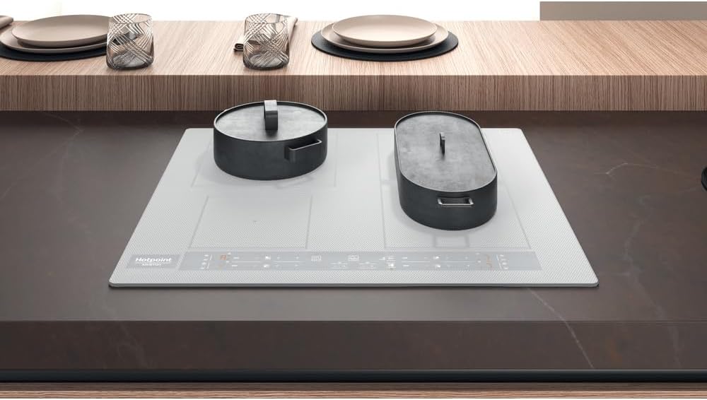 Piano induzione HOTPOINT ARISTON bianco | Modello HB 8460B NE/W