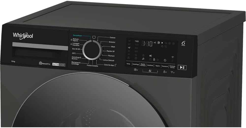 Lavatrice 10 kg WHIRLPOOL silver | Modello WPM 011G ADS IT. Prodotto nuovo senza imballo con possibili difetti estetici