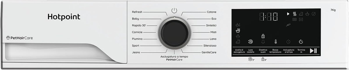 Asciugatrice 7 kg slim HOTPOINT ARISTON | modello   HPTS/ 74D/BS/IT nuoco senza imballo con possibili difetti estetici