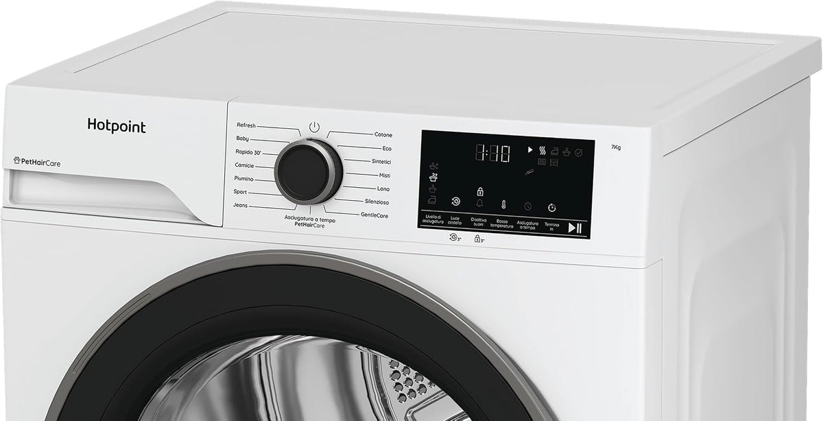 Asciugatrice 7 kg slim HOTPOINT ARISTON | modello   HPTS/ 74D/BS/IT nuoco senza imballo con possibili difetti estetici
