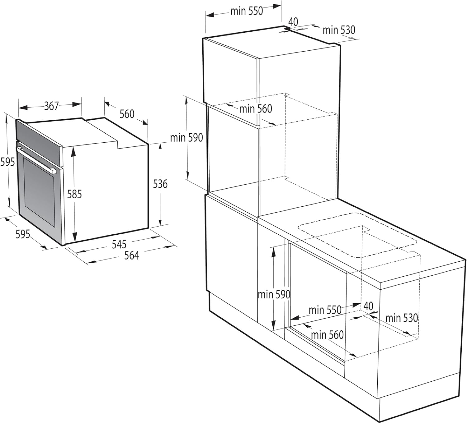 Forno HISENSE | Modello BSA65211CX. Prodotto nuovo con possibile difetto estetico