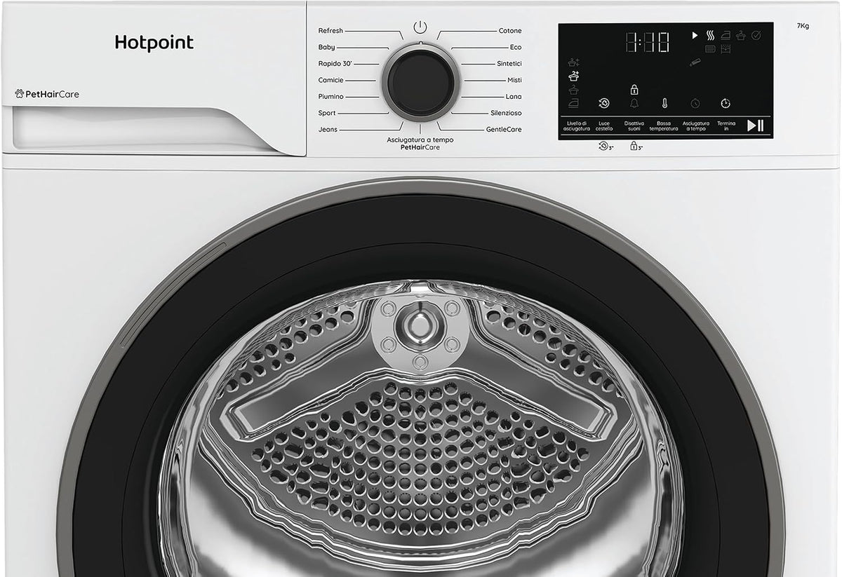 Asciugatrice 7 kg slim HOTPOINT ARISTON | modello   HPTS/ 74D/BS/IT nuoco senza imballo con possibili difetti estetici