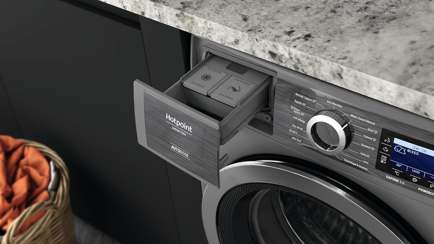 Lavatrice 10 kg HOTPOINT ARISTON | Modello H8 09ADS. Prodotto nuovo con difetto estetico
