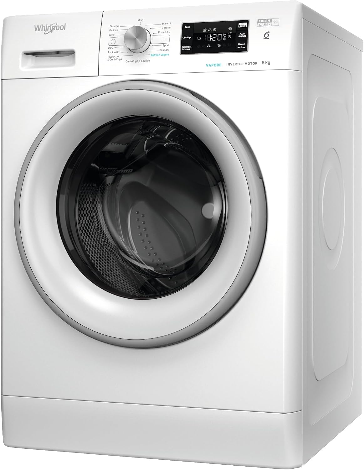 Lavatrice 8 KG WHIRLPOOL | Modello  FFB 846 SV IT. Prodotto nuovo senza imballo con possibili difetti estetici