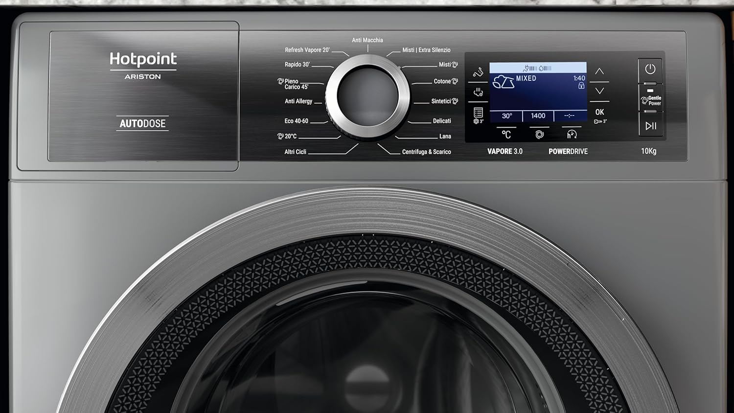 Lavatrice 10 kg HOTPOINT ARISTON | Modello H8 09ADS. Prodotto nuovo con difetto estetico
