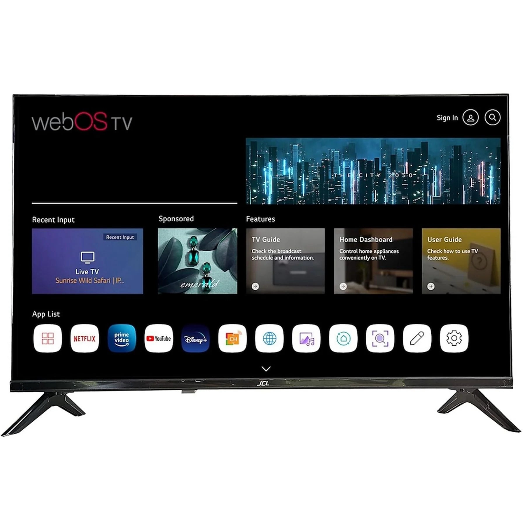 TV 32 Pollici Jcl HD | Modello JCL32RWHD