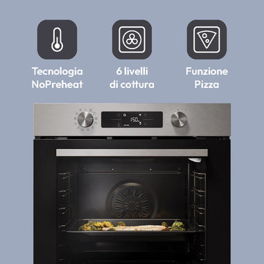 Forno CANDY inox | Modello CA6 NP5B3HTX1