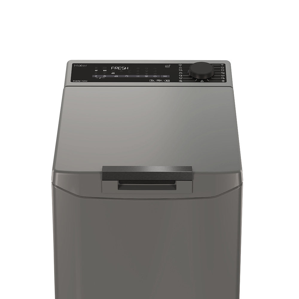 Lavatrice 8 KG Carica Dall'alto Haier Silver Ri. prodotto nuovo con possibili difetti estetici  | Modello THASN286TMR5-S